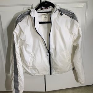 White Garage wind breaker!